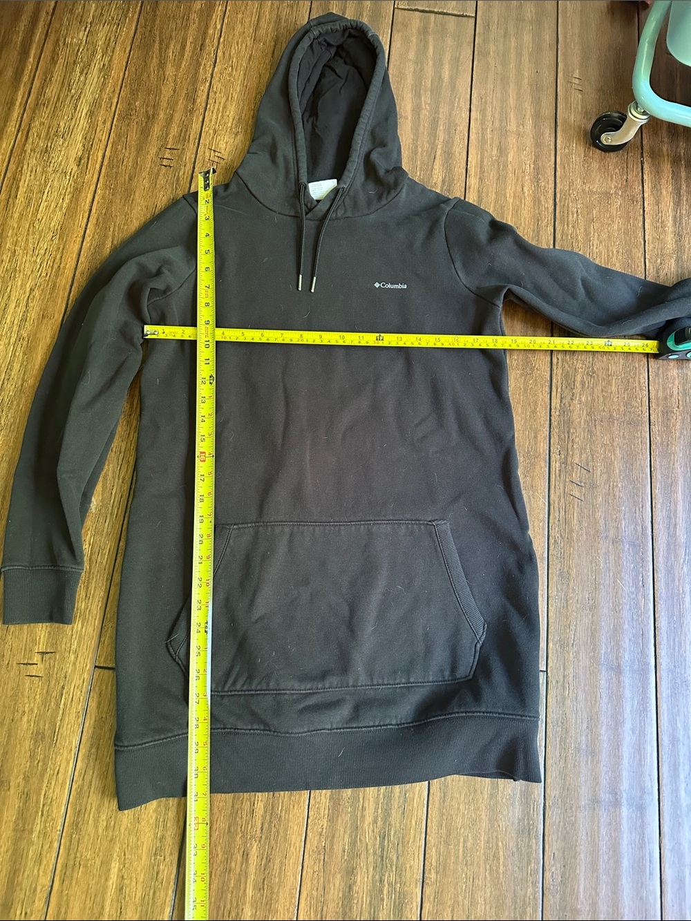 Columbia Black Pullover Hoodie with Kangaroo Pocket